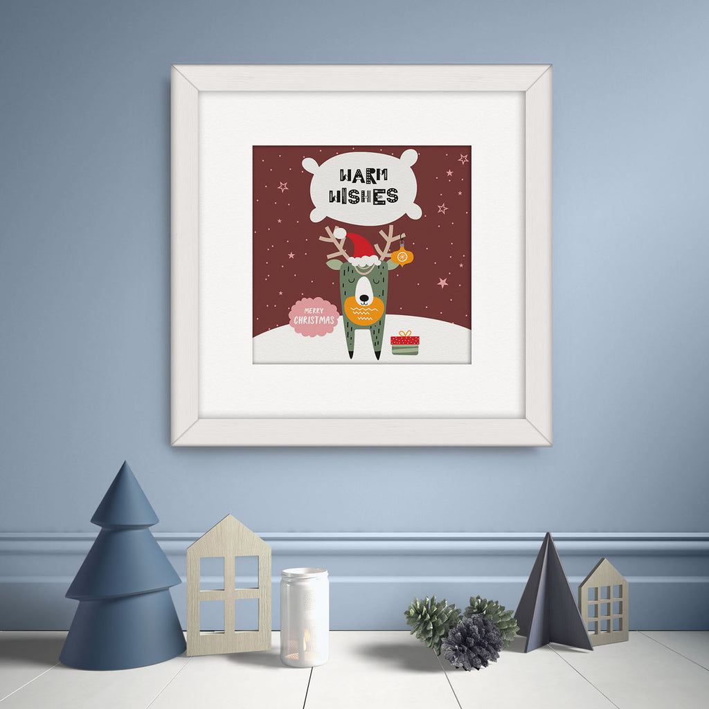 Christmas Deer Vector Frames