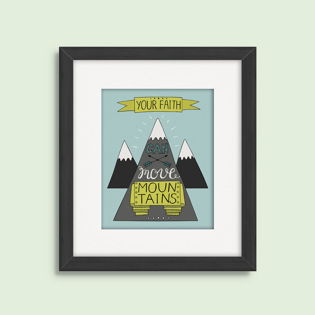 "Mountains" Kid's Bible Verse Frames