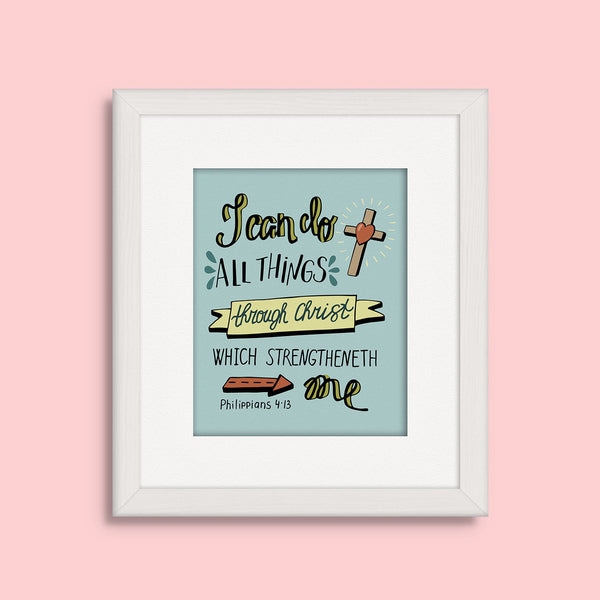"I Can Do" Kid's Bible Verse Frames