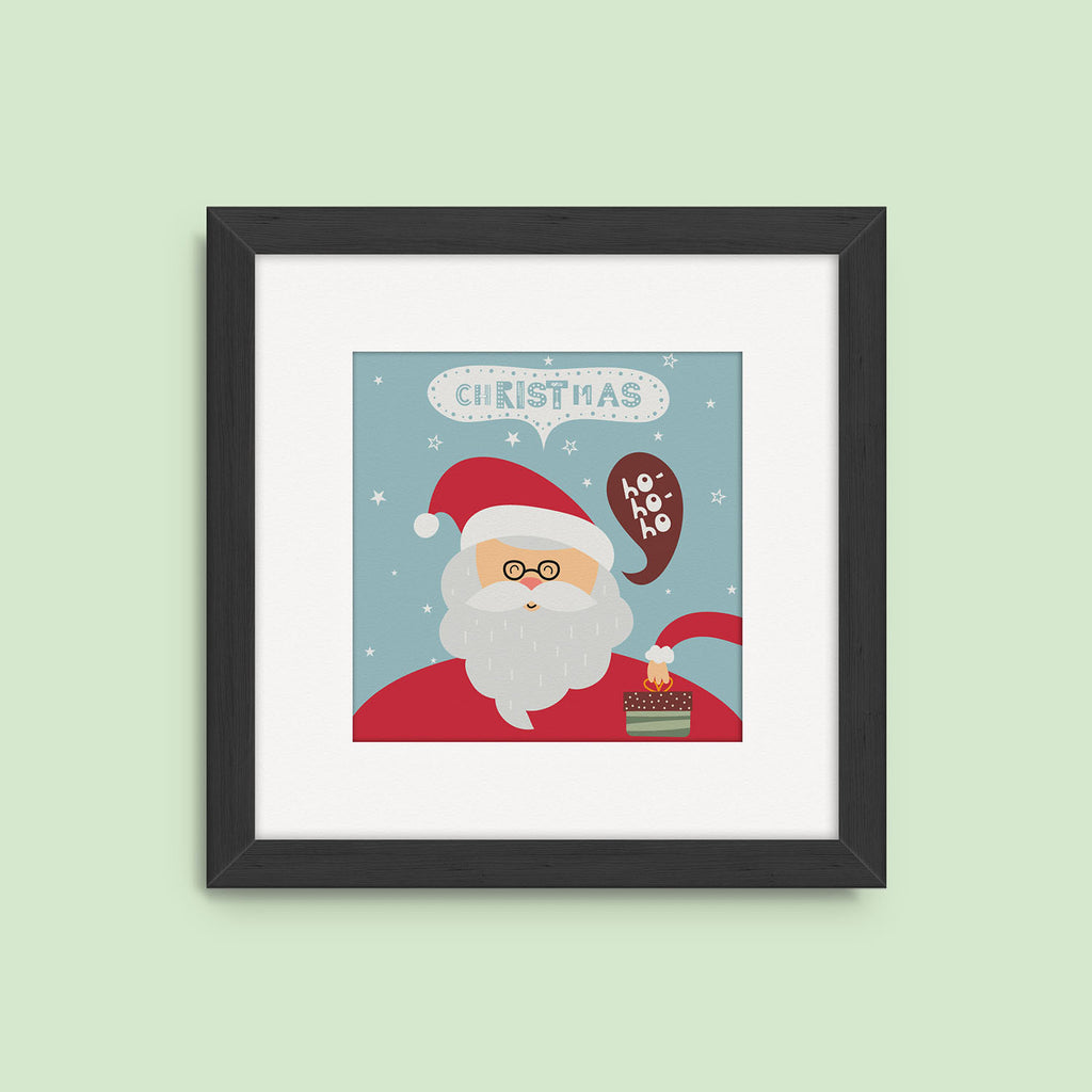 Christmas Santa Vector Frames